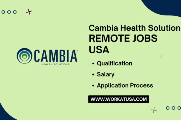 Cambia Health Solutions Remote Jobs USA