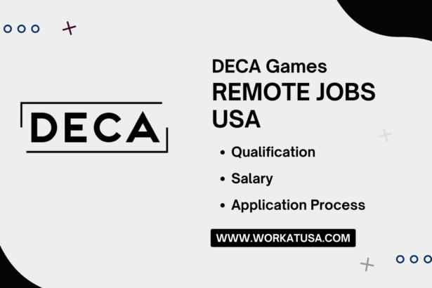 DECA Games Remote Jobs USA