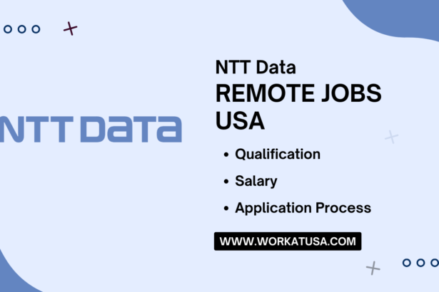 NTT Data Remote Jobs USA