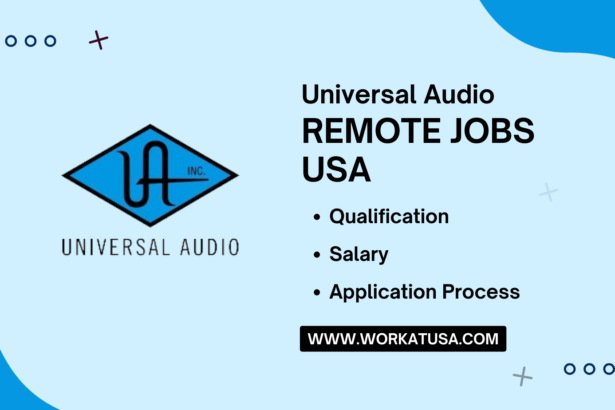 Universal Audio Remote Jobs USA