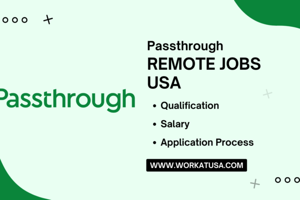 Passthrough Remote Jobs USA