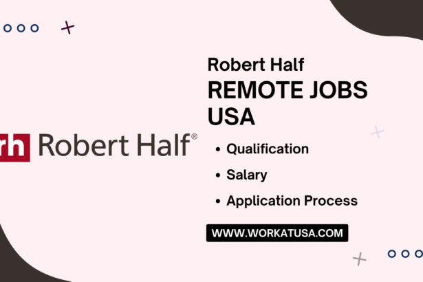 Robert Half Remote Jobs USA