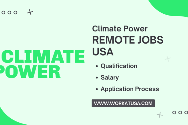 Climate Power Remote Jobs USA