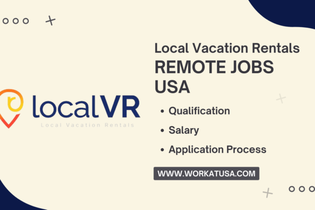 Local Vacation Rentals Remote Jobs USA