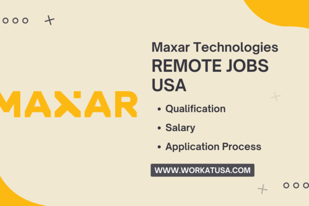Maxar Technologies Remote Jobs USA