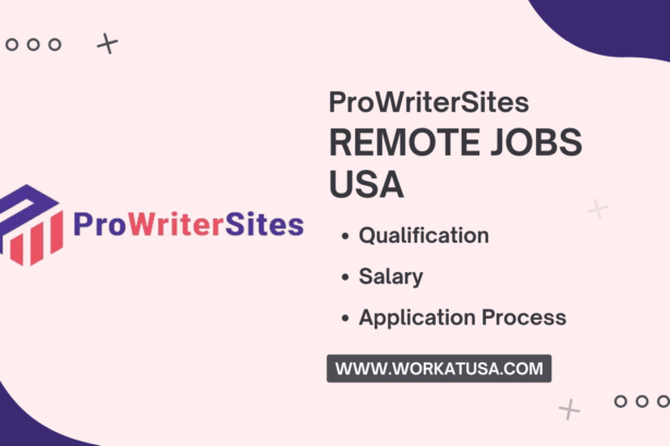 ProWriterSites Remote Jobs USA